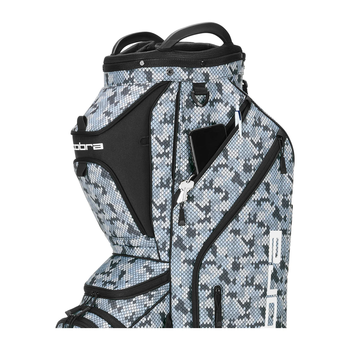 Cobra Ultralight Pro Cart Golf Bag Winter Snake Camo