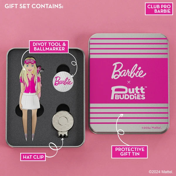 Putt Buddies Barbie Club Pro Golf Divot Tool with Barbie Ball Marker