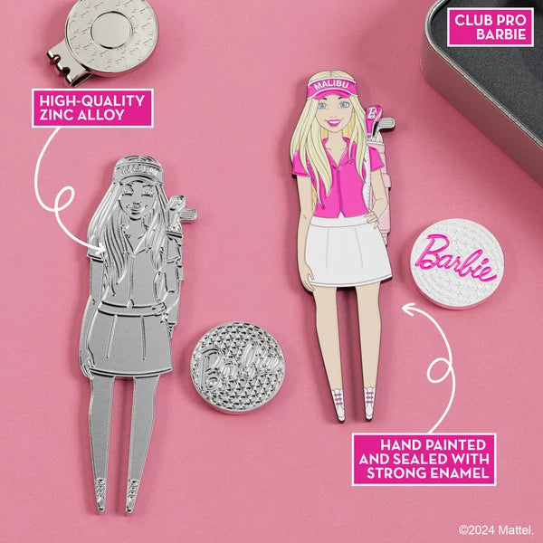 Putt Buddies Barbie Club Pro Golf Divot Tool with Barbie Ball Marker