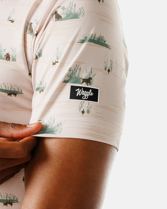 Waggle Fowl Play Men's Polo