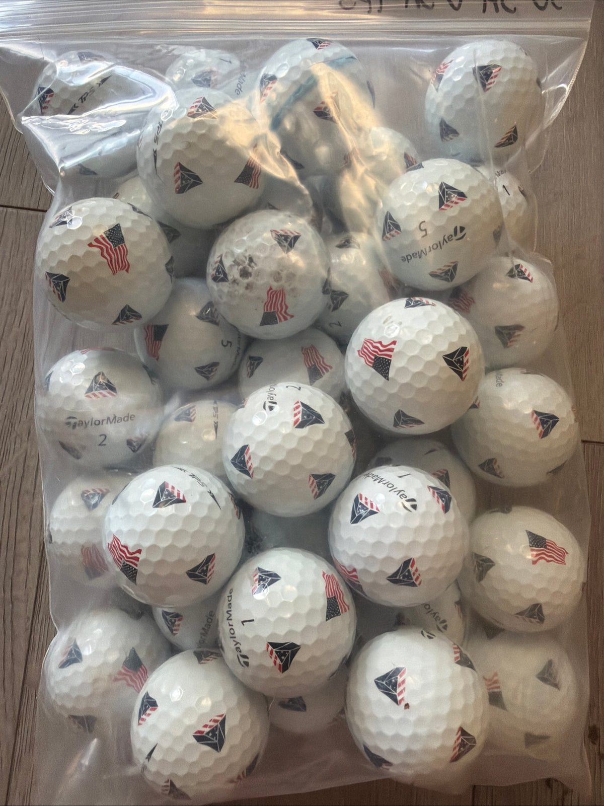 36 TaylorMade TP5x Pix USA Edition Golf Balls AAA/2nd Grade