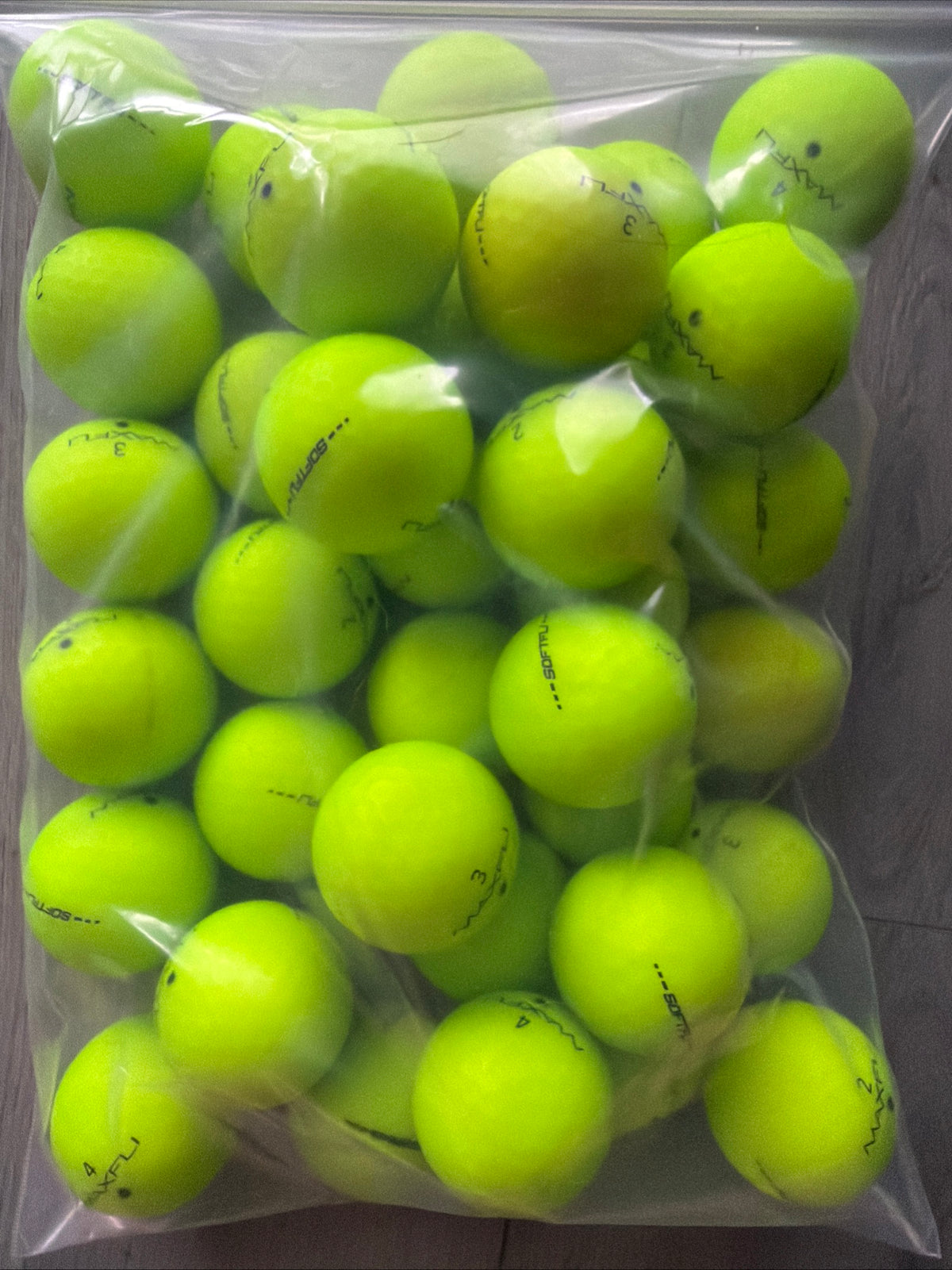 36 Maxfli Softfli Green Golf Balls AAA