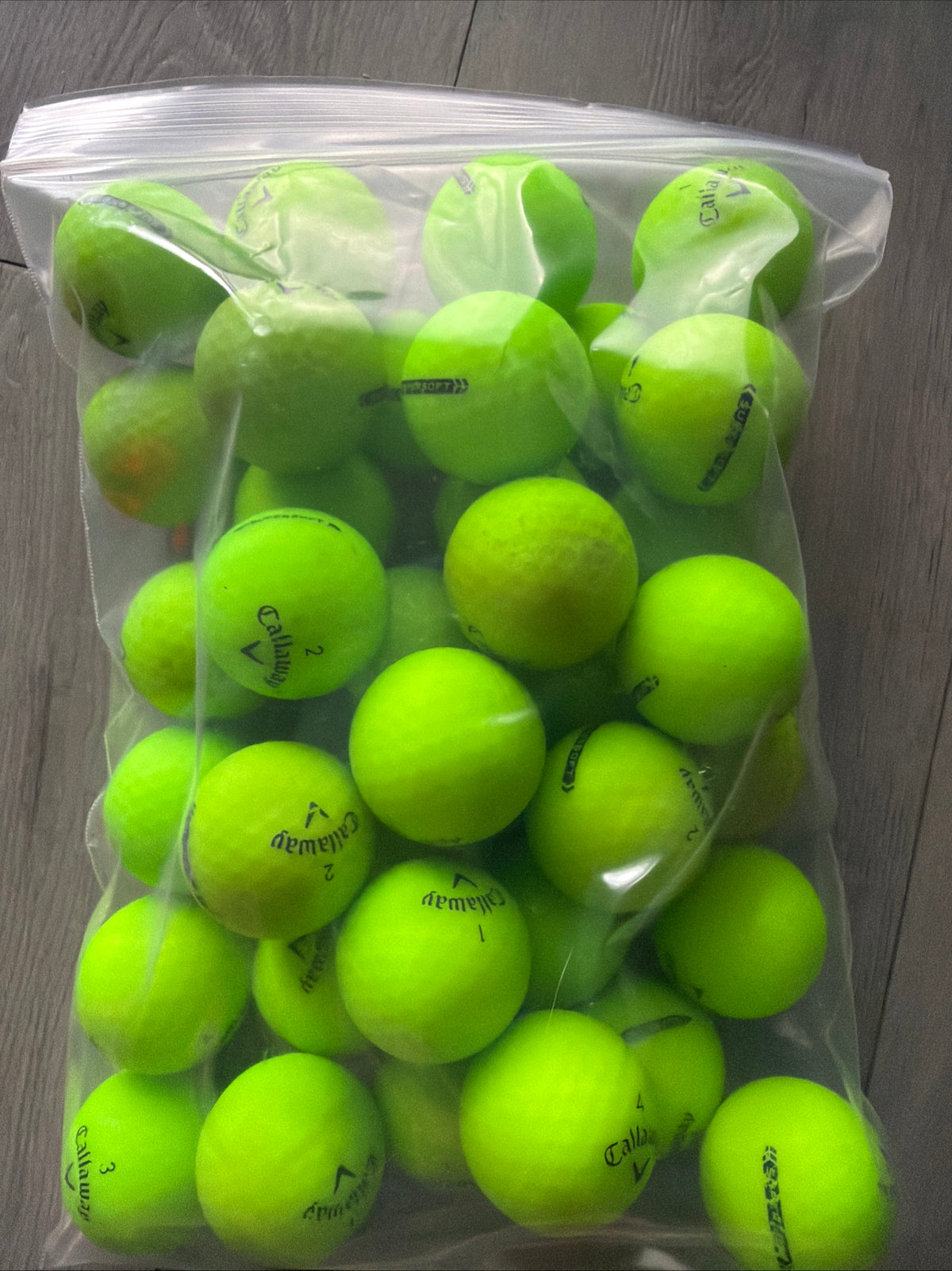 36 Callaway Supersoft Green AAA Golf balls