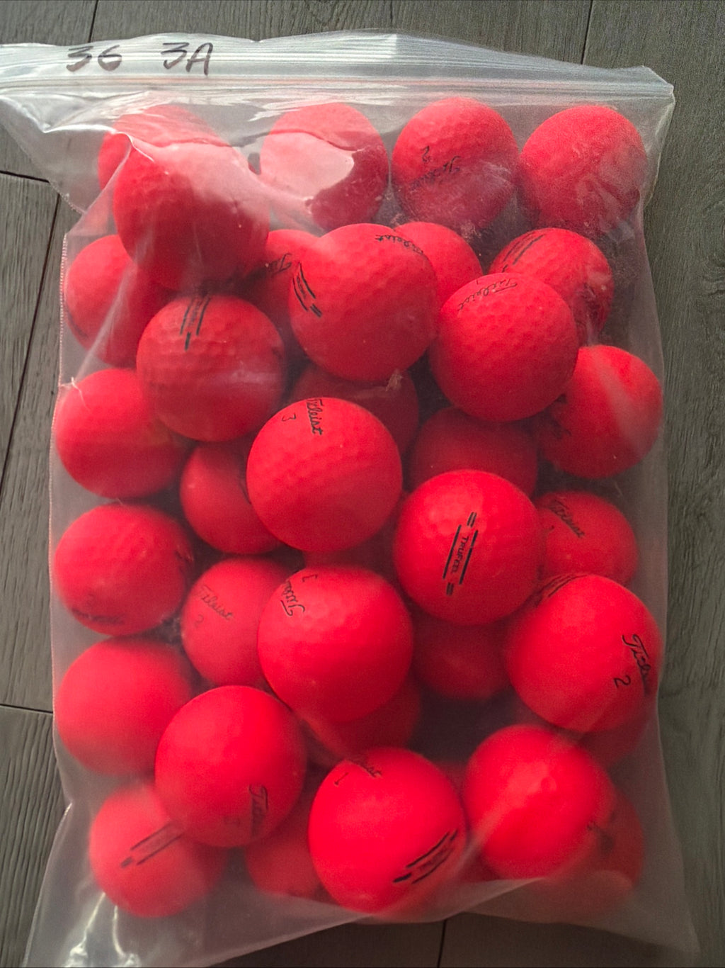 36 Titleist TruFeel Red Golf Balls AAA/2nd Grade