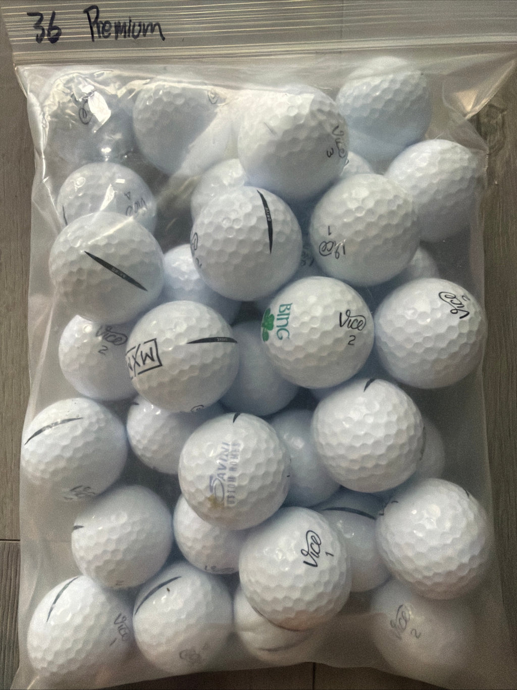36 Vice Drive Golf Balls Top Grade