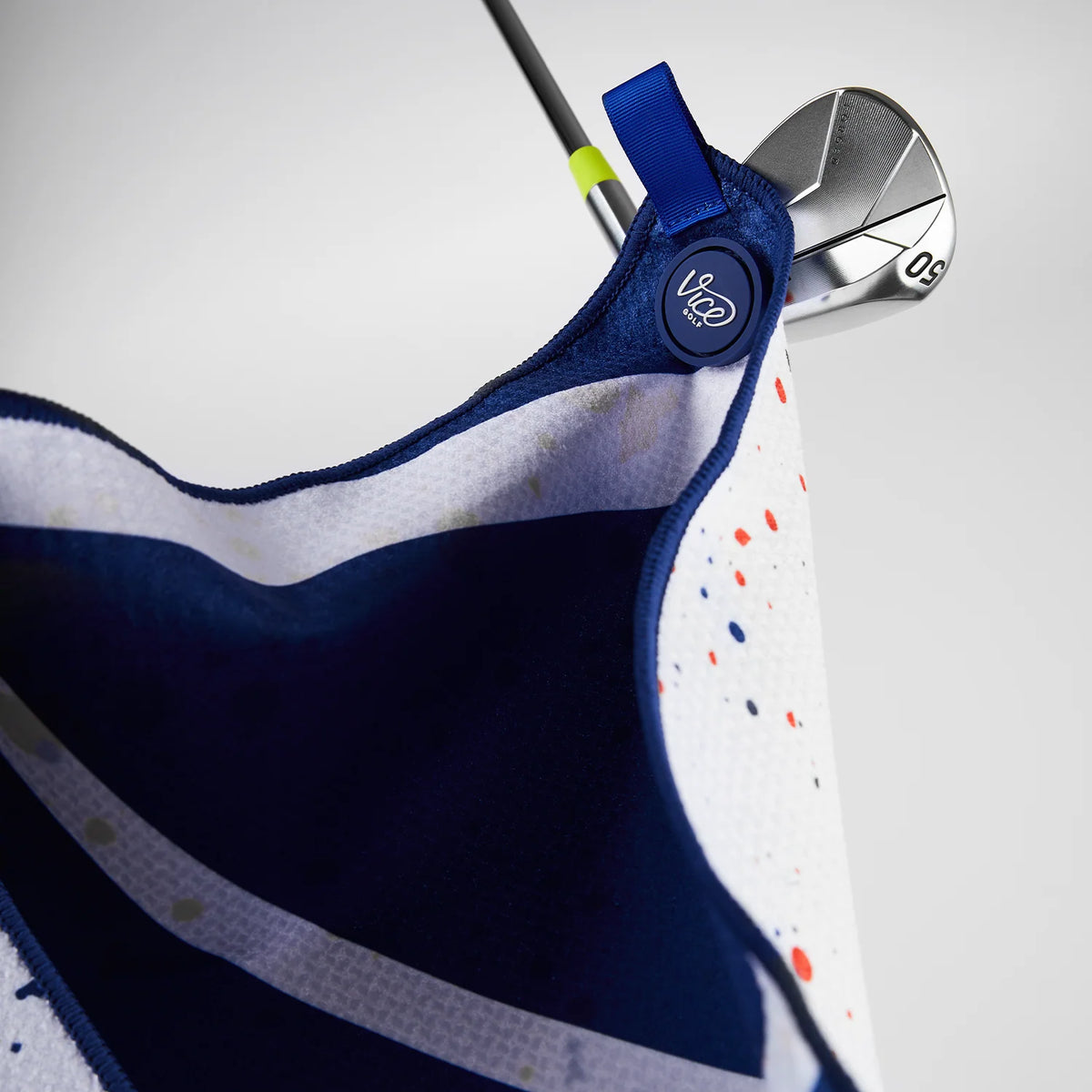 Vice Shine Golf Towel Red/Blue