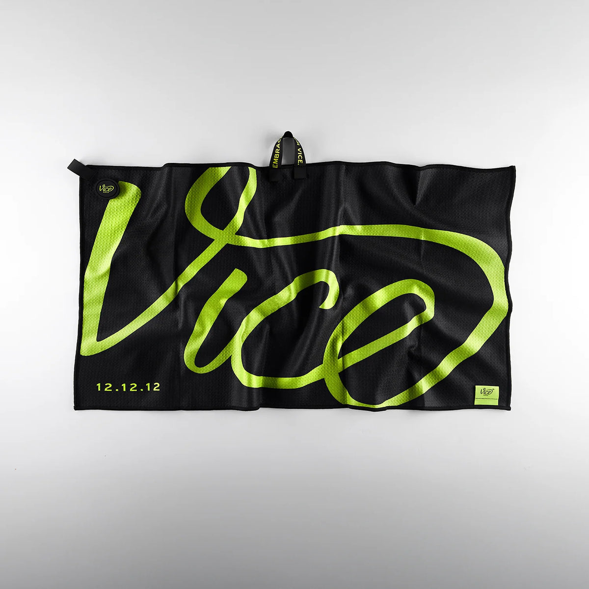 Vice Shine Golf Towel Drip Lime