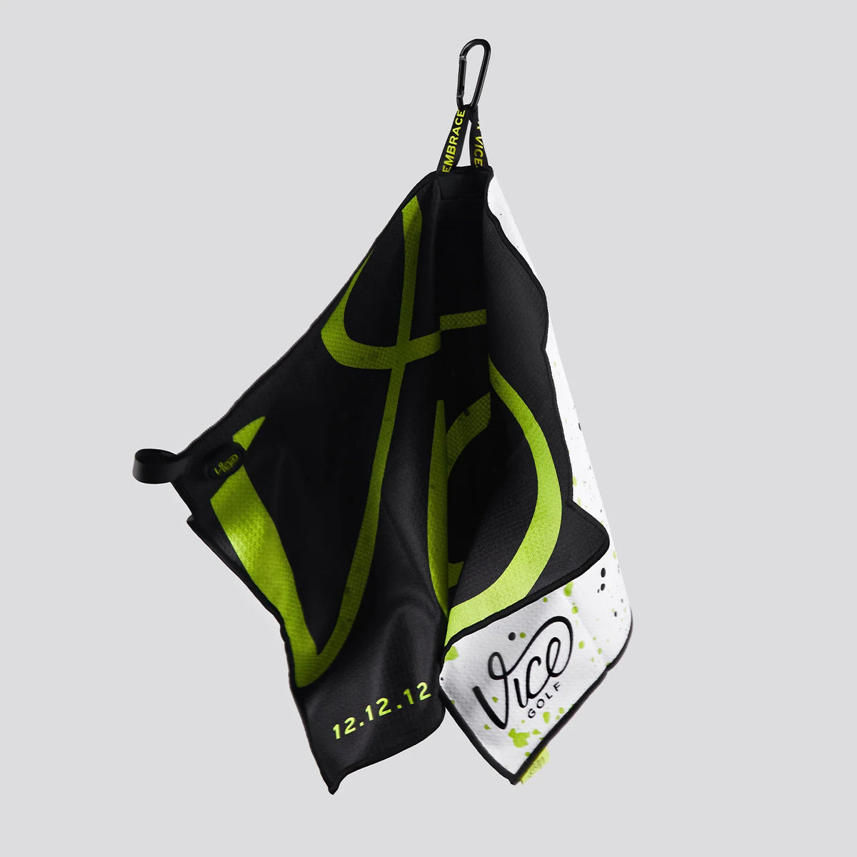 Vice Shine Golf Towel Drip Lime
