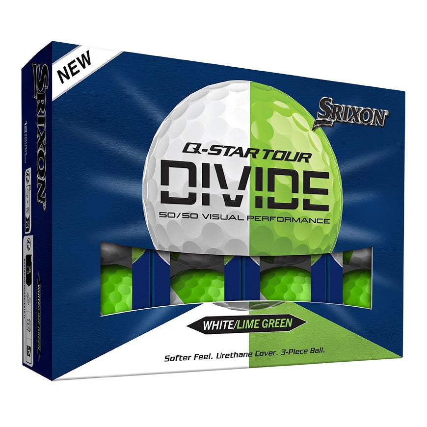 Srixon Q-Star Divide Green/White Golf Balls