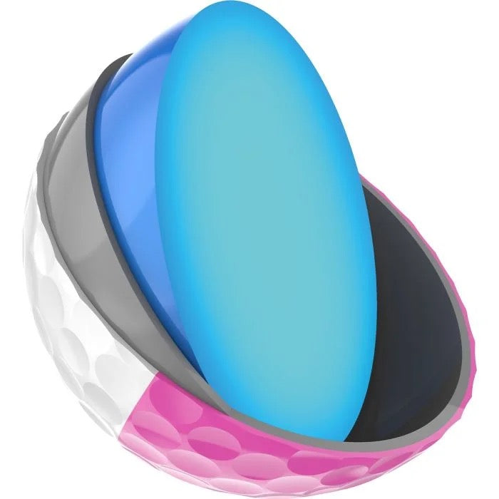 Srixon Q-Star Divide Pink/White Golf Balls