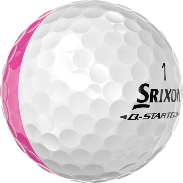 Srixon Q-Star Divide Pink/White Golf Balls