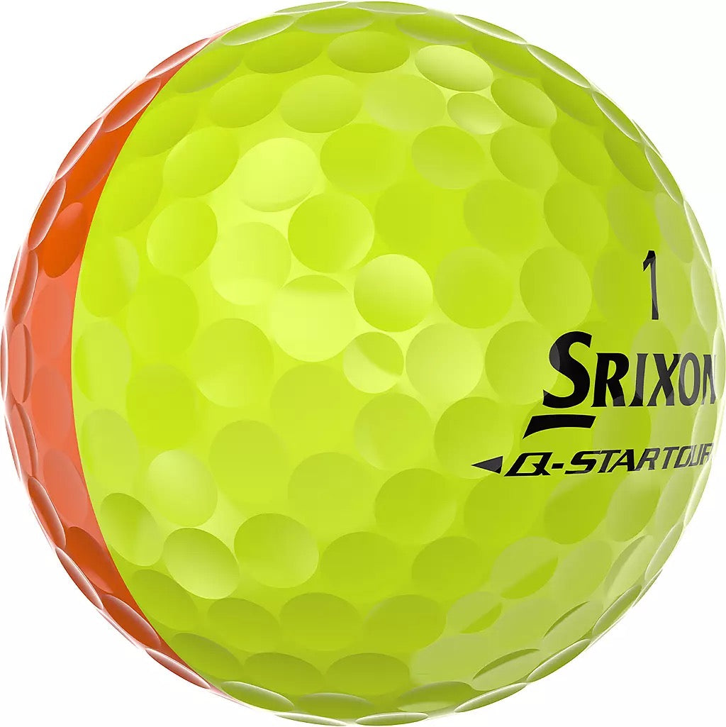 Srixon Q-Star Divide Yellow/Orange Golf Balls