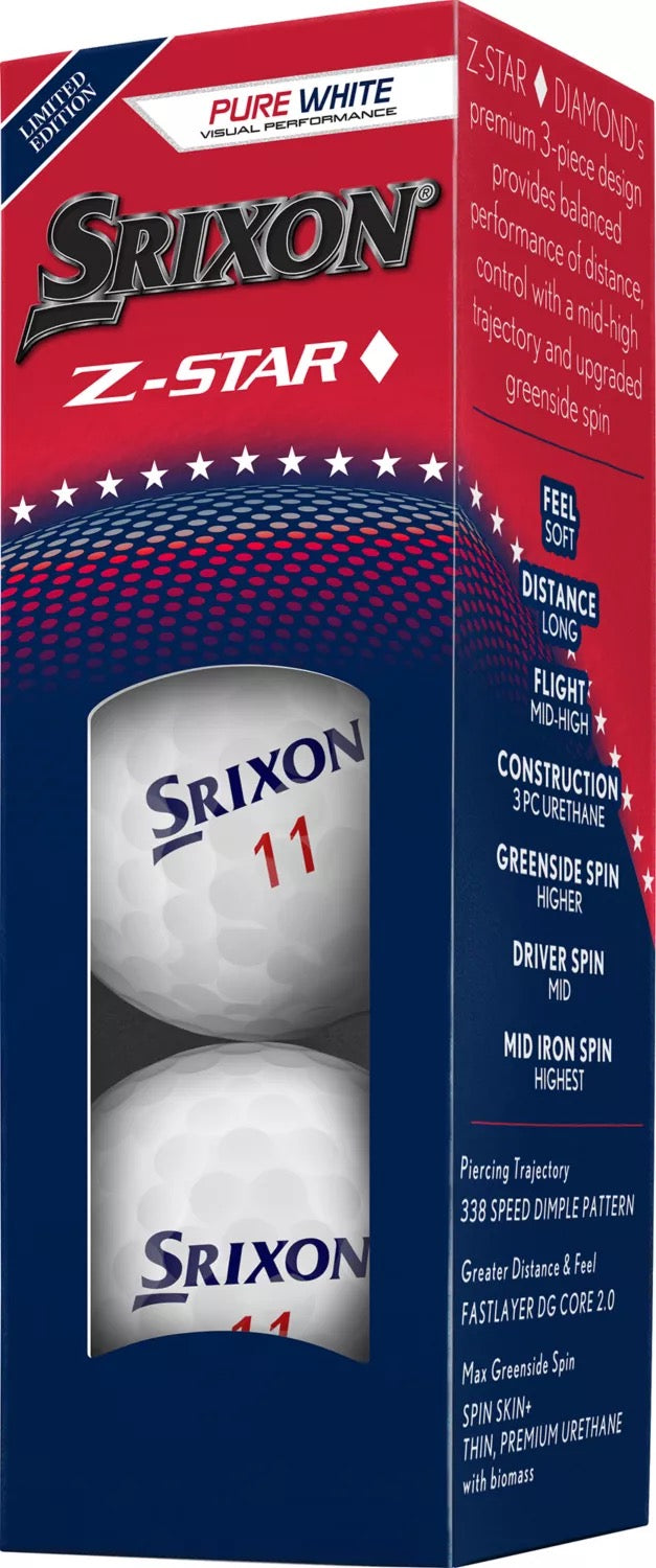 Srixon Z-Star Diamond USA Lim Edition