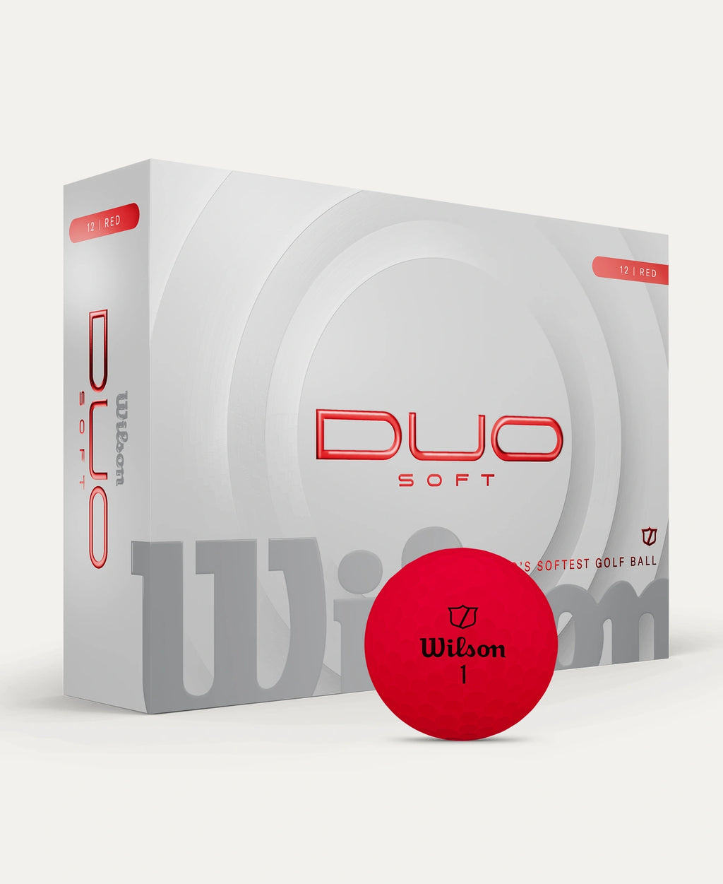 Wilson Staff Duo Soft Red - 2 for $40 - Put 2 in cart for discount