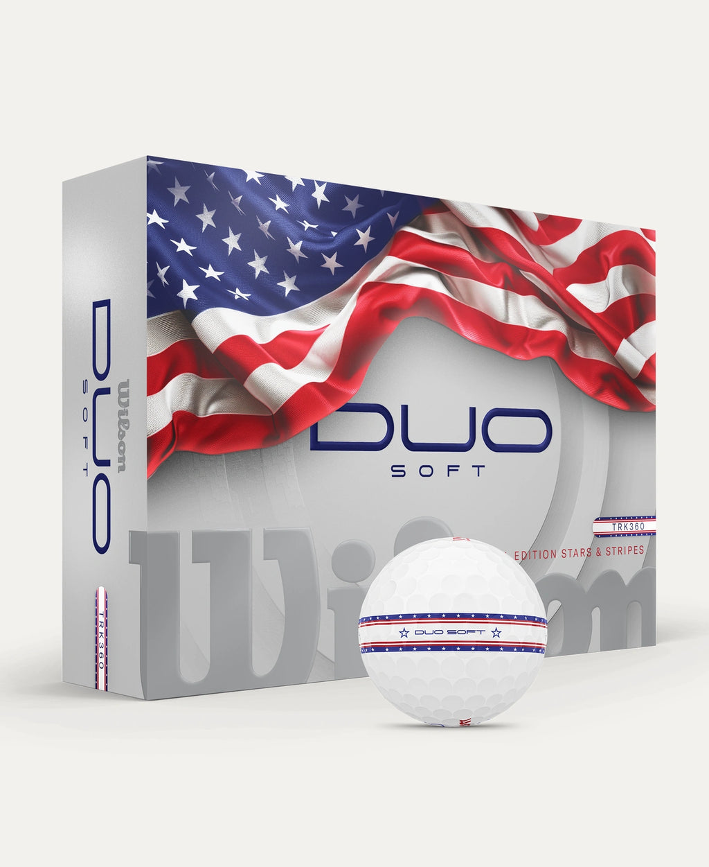Wilson Staff Duo Soft Stars and Stripes - 2 for $40 - Put 2 in cart for discount