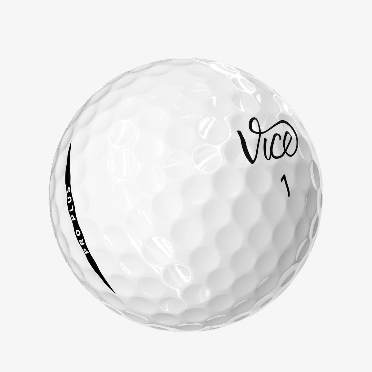 Vice Pro Plus Golf Balls Top Grade -- White 1Dz