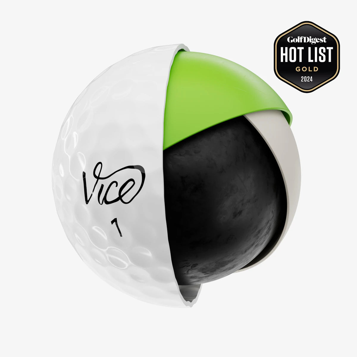 Vice Pro Plus Golf Balls Top Grade -- White 1Dz