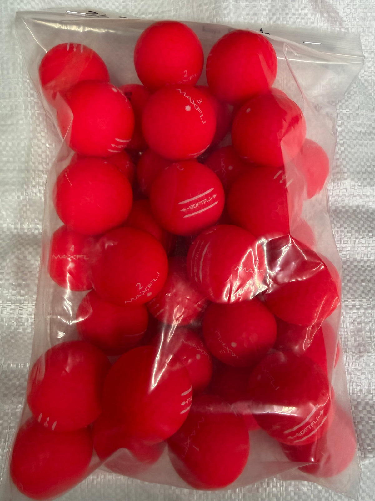 Overstock -- MaxFli SoftFli Red Golf Balls 3Dz Premium 5A