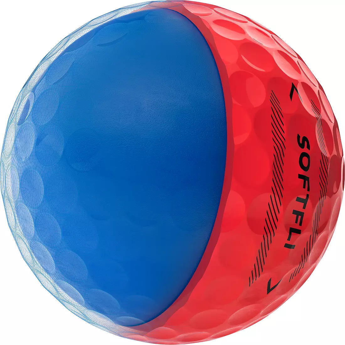 Maxfli Softfli Mint Condition Matte Red DZ