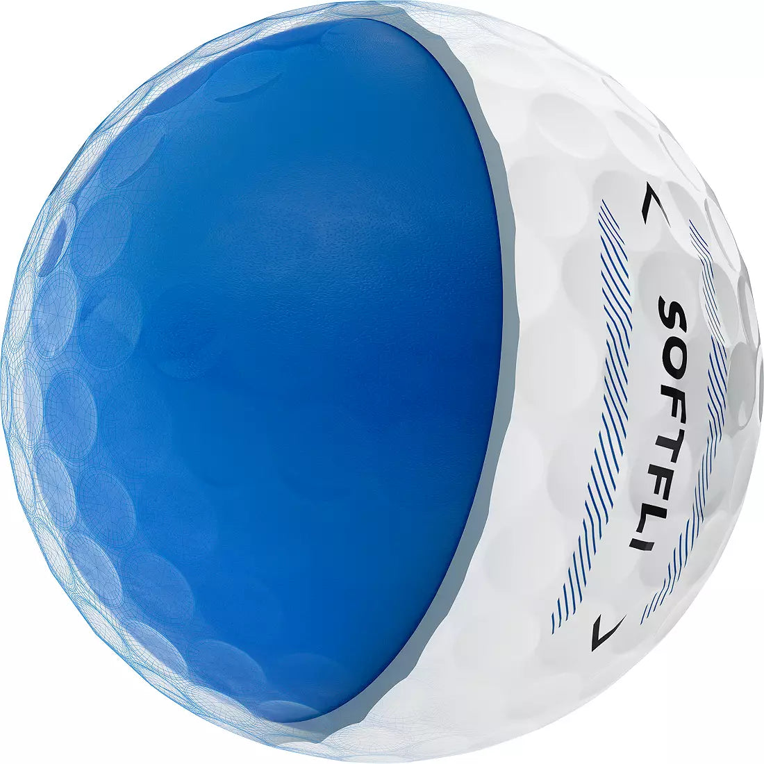 Maxfli Softfli Mint Condition Golf Ball - White