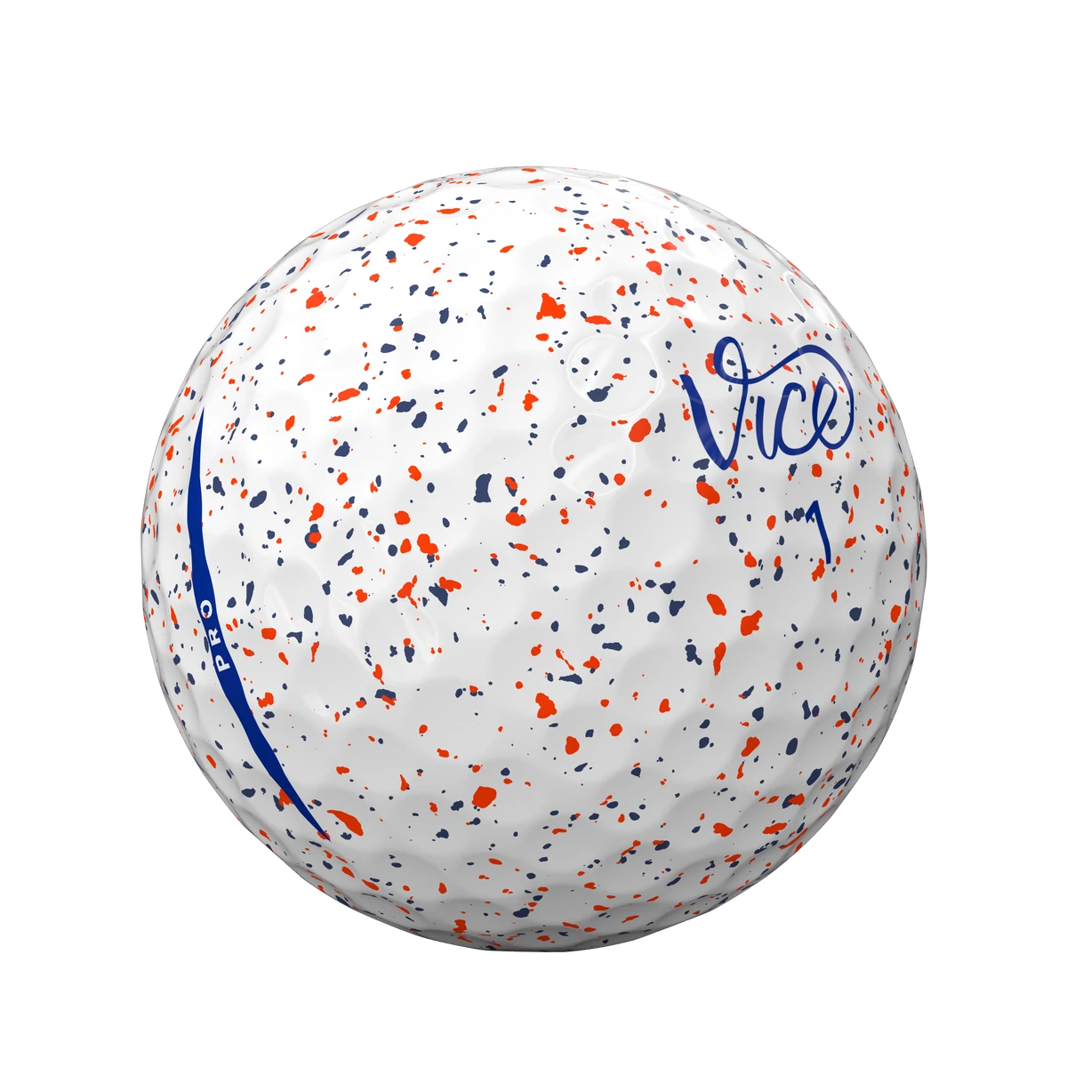 Vice Pro Golf Balls Top Grade -- Drip Red Blue 1Dz