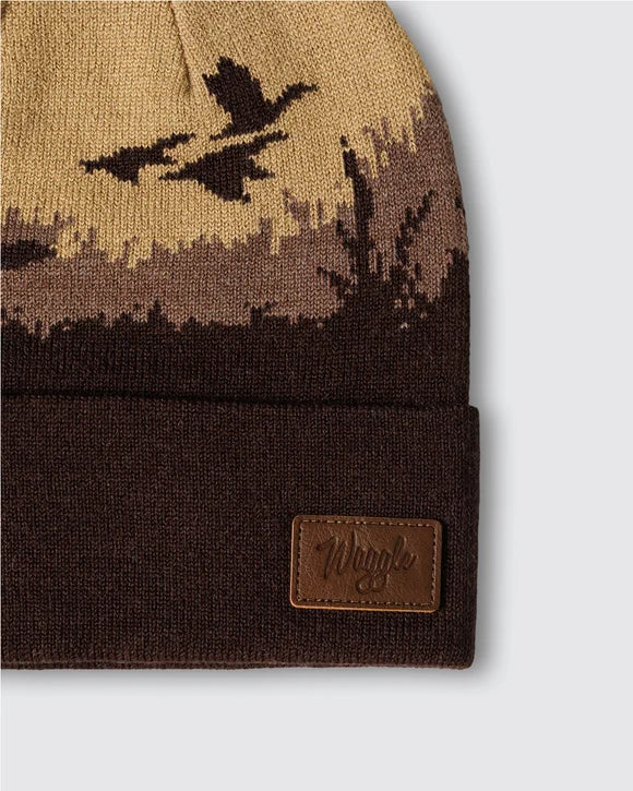 Waggle On Point Wool Beanie