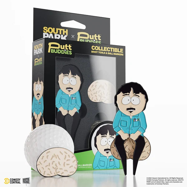 Putt Buddies South Park Big Balls Randy Golf Divot Tool with Bouncing Balls Marker