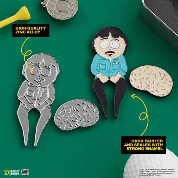 Putt Buddies South Park Big Balls Randy Golf Divot Tool with Bouncing Balls Marker
