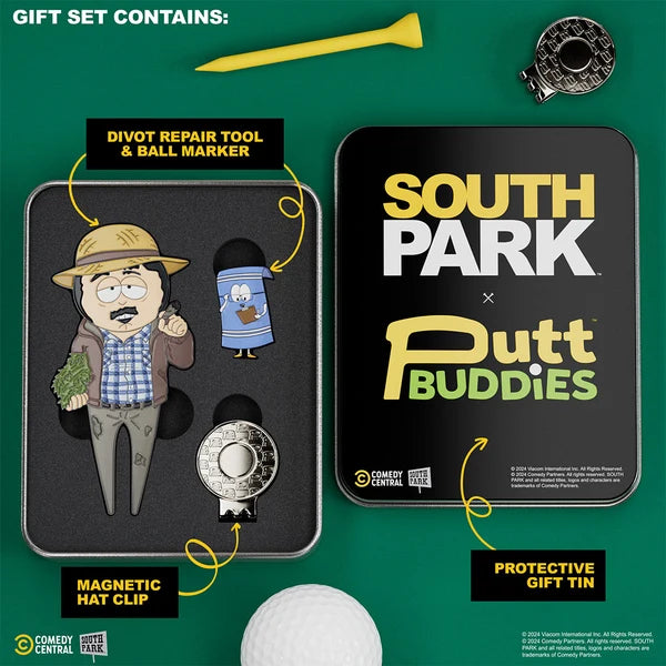 Putt Buddies South Park Farmer Randy Golf Divot Tool with Towelie Ball Marker