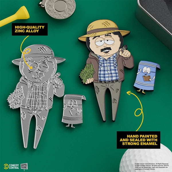 Putt Buddies South Park Farmer Randy Golf Divot Tool with Towelie Ball Marker