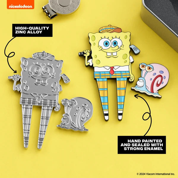 Putt Buddies SpongeBob SquarePants Golf Divot Tool with Gary the Snail Ball Marker