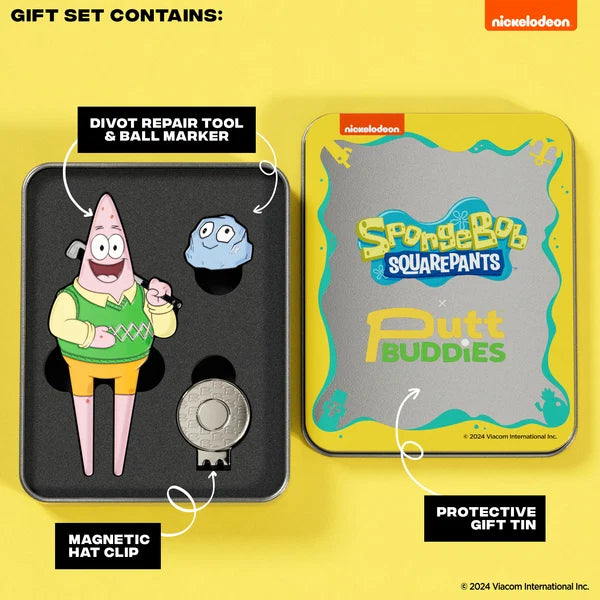 Putt Buddies SpongeBob SquarePants Golf Divot Tool with Gary the Snail Ball Marker