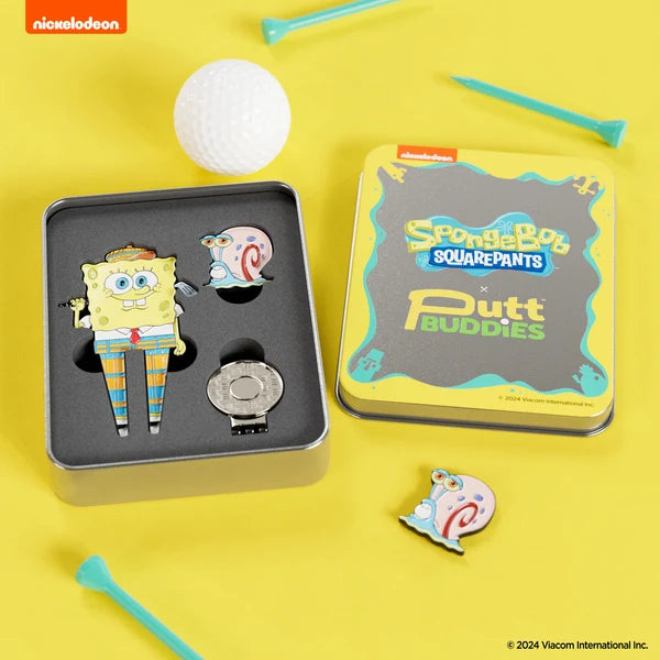 Putt Buddies SpongeBob SquarePants Golf Divot Tool with Gary the Snail Ball Marker