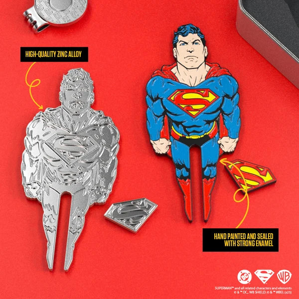 Putt Buddies Superman Golf Divot Tool with S-Shield Ball Marker