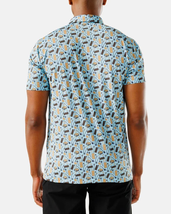 Waggle Want S'more Men's Polo