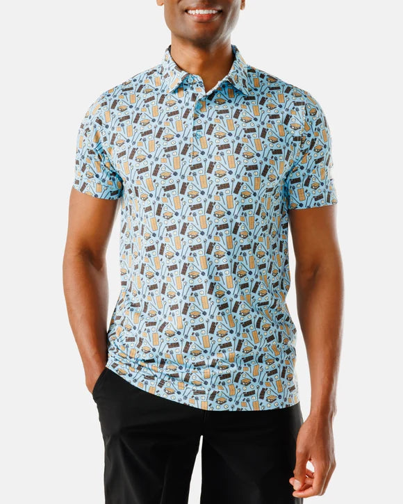 Waggle Want S'more Men's Polo