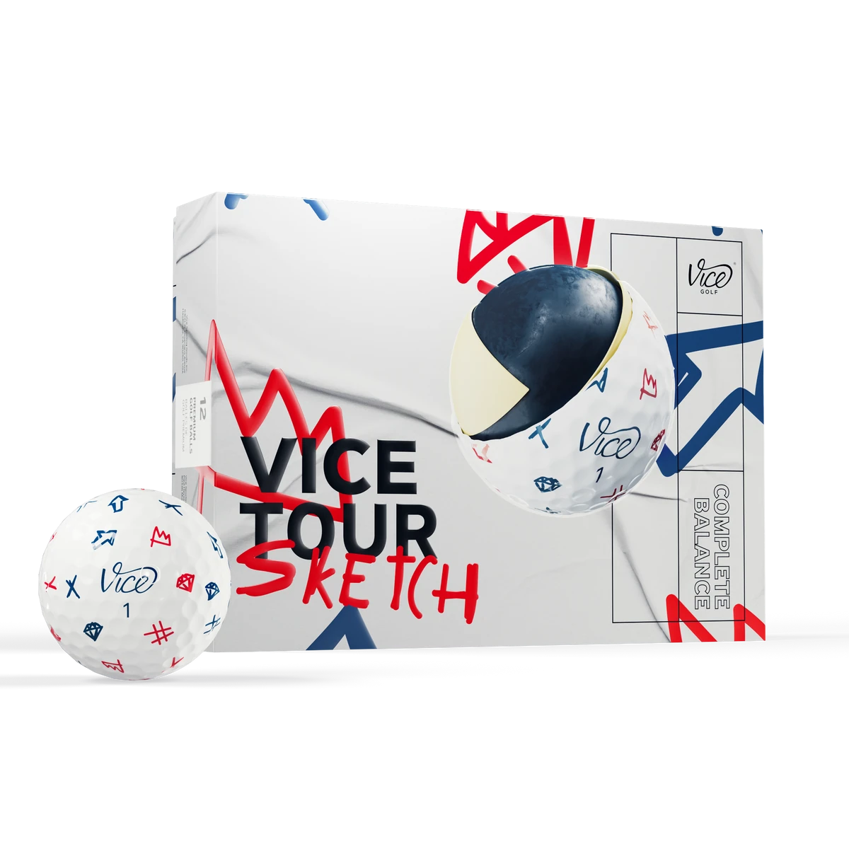 Vice Golf Tour Sketch Limited Edition